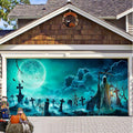Halloween Garage Door Backdrop Sticker
