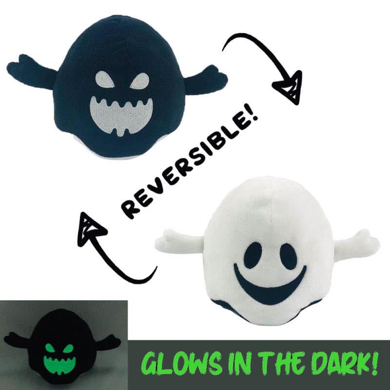 Halloween Reversible Ghost Pumpkin Plush Toy