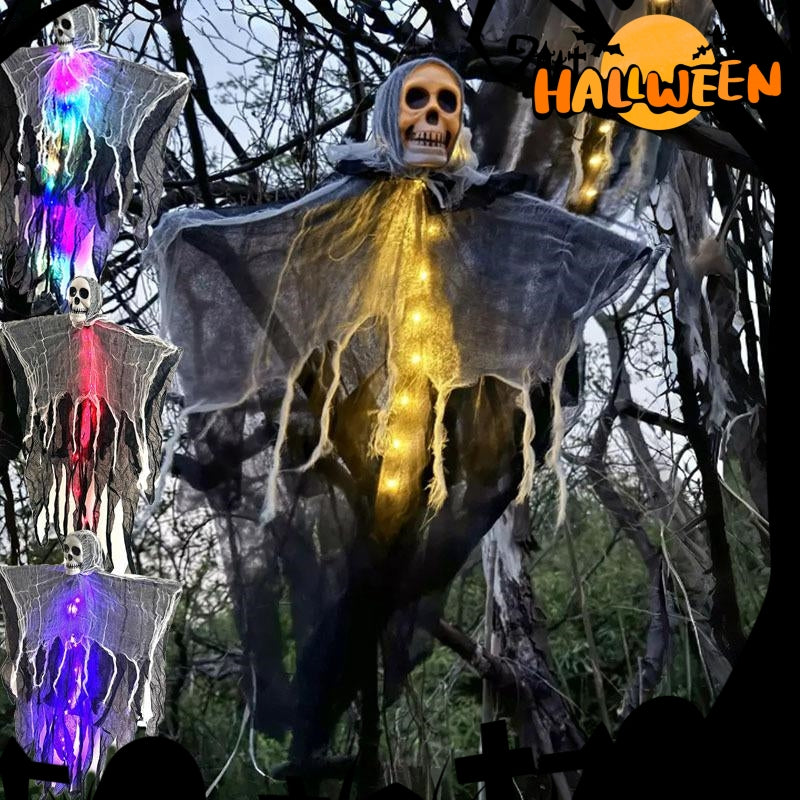 Halloween Horror Hanging Ghost Skull Skeleton Prop